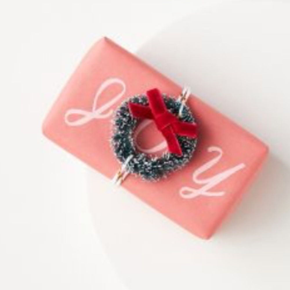 NWT Joy Wreath Holiday Gift Soap from Anthropologie / George & Viv